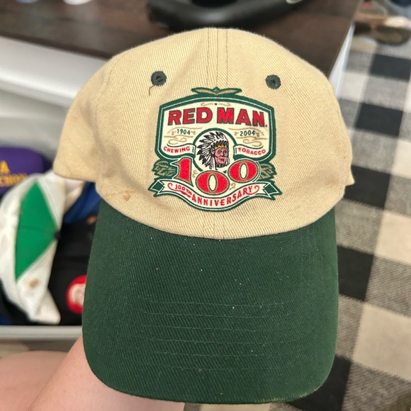 Redmen Cap Accessories | Vintage Red Man Anniversary Cap | Poshmark